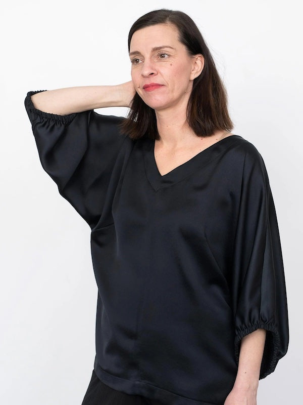 The Assembly Line - V-Neck Cuff Top - Various