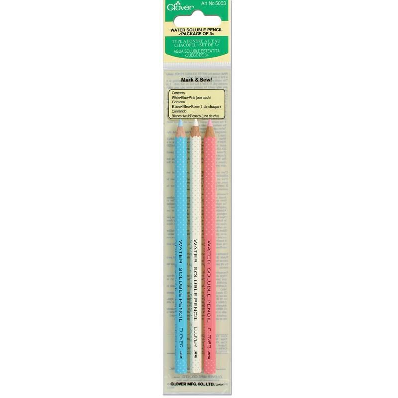Clover - Water Soluble Pencil - 3 pc.