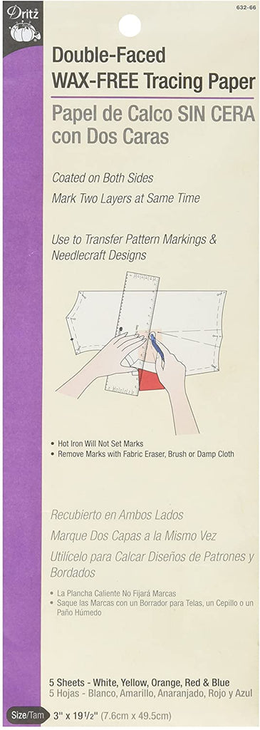Dritz - Double-Faced Wax-Free Tracing Paper